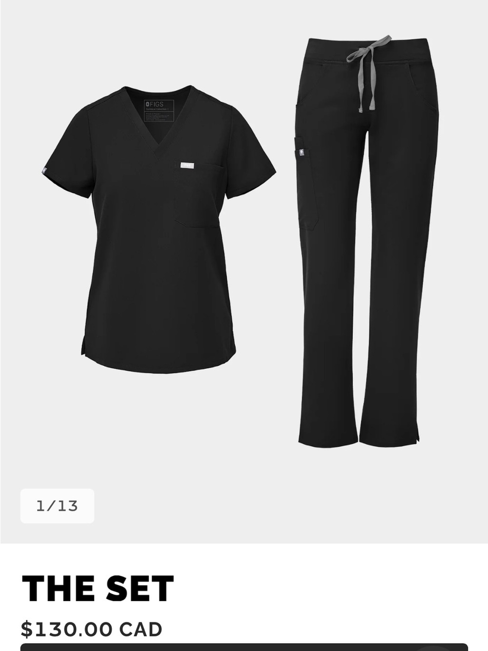 Figs Black set